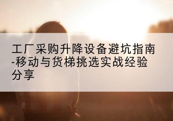 都兰移动式升降机怎么选-工厂采购升降设备避坑指南-移动与货梯挑选实战经验分享